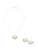 LASCANA Ohrring und Ketten Set in goldfarben