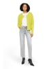 CARTOON Strick-Cardigan mit Rundhalsausschnitt in Neon Yellow