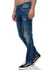 Rusty Neal Jeans Hose "NEW YORK" Dark Blue Used Regular Fit in Dunkel Blau