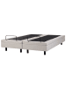 Beliani Doppelbett DUKE in Beige/Schwarz - (W) 180 x (H) 37 x (L) 200 cm