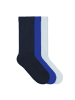 von Jungfeld Tennissocken Casual Classics Bundle in Dark Navy/Royal Blue/Baby Blue