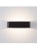 Brilliant a LED Außenwandleuchte 22x13cm in schwarz