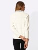creation L Jacquard-Pullover in ecru-silberfarben