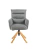 DUBI Möbel 2er-Set: Bürostuhl Mika-Tesa in Grau - (B)59 x (H)95 x  (T)66 cm