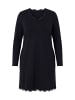 Ulla Popken Longshirt in schwarz