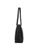 Greenburry Pure Black Shopper Tasche Leder 35 cm Laptopfach in black