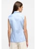 Eterna Ärmellose Satinbluse in Hellblau