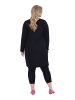 Ulla Popken Midikleid in schwarz