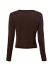 OPUS Jerseyjacke Sandros in schoko - 0001