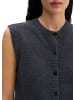 Marc O'Polo Ärmellose Strickweste regular in Blue Graphite