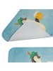 Mr. & Mrs. Panda Duschvorleger Pinguin Bier ohne Spruch in Eisblau