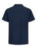 JACK & JONES Junior Waffle Resort-Hemd Kurzarm Jjglobal in navy blazer