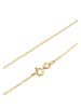 Elli Halskette 925 Sterling Silber Kreis, Geo in Gold