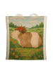 Mr. & Mrs. Panda Canvas Bag Meerschweinchen Weisheit Design ohne... in Weiß