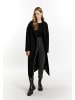DreiMaster Damen Übergangsmantel In Wolloptik in Schwarz