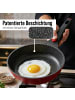 Stoneline SMART Kochgeschirr-Set 8-teilig 18/20/24 , abnehmbarer Griff in Rbuninrot