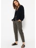 SASSYCLASSY Jersey Chino in Leo-Print in Khaki