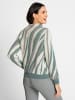 WITT WEIDEN Pullover in jade-champagner-gemustert