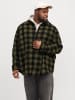 JACK & JONES PLUS Overshirt in Dusty Olive