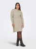 ONLY Carmakoma Strickkleid in Weathered Teak
