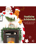 HOMCOM Weihnachtsgirlande-180L x 25B x 25H cm-Grün