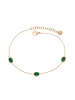 faina Women Bracelet in Gold Emerald