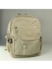 Bag Street Cityrucksack, Freizeitrucksack Nylon beige ca. 30cm breit ca. 38cm hoch
