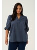 KAFFE curve Langarm-Bluse KCjolana Regular fit in Midnight Marine