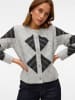 Vero Moda Strickjacke in Light Grey Melange 1