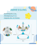 COSTWAY Baby Jumperoo Lauflernhilfe ab 6 Monaten in Blau