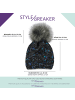 styleBREAKER Strick Bommelmütze in Grau