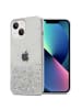 cadorabo Hülle für Apple iPhone 14 Glitter in Transparent mit Glitter