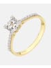 Vanlere Verlobungsring aus 375 Gelbgold mit Zirkonia