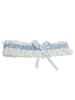 MISS PERFECT Strumpfband Accessoire in Champagner-Blau ca. 3 cm Breite