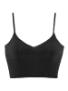 Sunseeker Crop-Bikini-Top in schwarz