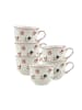 Villeroy & Boch 6er Set Frühstückstassen Petite Fleur 260 ml weiß in weiß