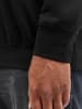 JACK & JONES PLUS Sweatshirt mit halbem Reißverschluss in Black