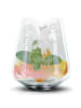 Mr. & Mrs. Panda Glas Hahn Korn ohne Spruch in Transparent