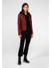 Ricano Damen Lederjacke in modernem Bordeaux Rot