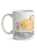 Mr. & Mrs. Panda Kaffeetasse Kürbis Maus mit Spruch in Weiß