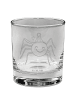 Mr. & Mrs. Panda Whiskey Glas Spinne Agathe Party ohne Spruch in Transparent