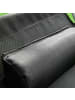 SoBuy Liegestuhl in Matt-Schwarz - (W) 62 x (H) 29 x (L) 149 cm