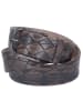 b.belt Gürtel Leder grau taupe