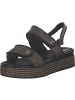 Marco Tozzi Keilsandaletten in black comb