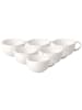 Villeroy & Boch 6er Set Kaffeetasse NewMoon 190 ml in weiß
