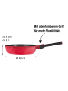Stoneline SMART Bratpfanne 28 cm, abnehmbarer Griff in Rot