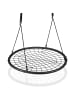 relaxdays Nestschaukel in Schwarz - Ø 120 cm