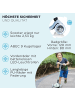 GLOBBER Scooter JUNIOR FOLDABLE LIGHTS ECO Roller in blaubeere, mit Leuchtrollen