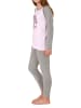 NORMANN Schlafanzug langarm Pyjama Pferde - 74816 in rosa