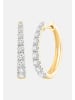 Ethische Diamanten Ohrringe aus 375 Gelbgold mit Lab Grown Diamant
